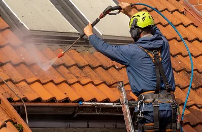 Démoussage et hydrofuge de toiture à Menoux